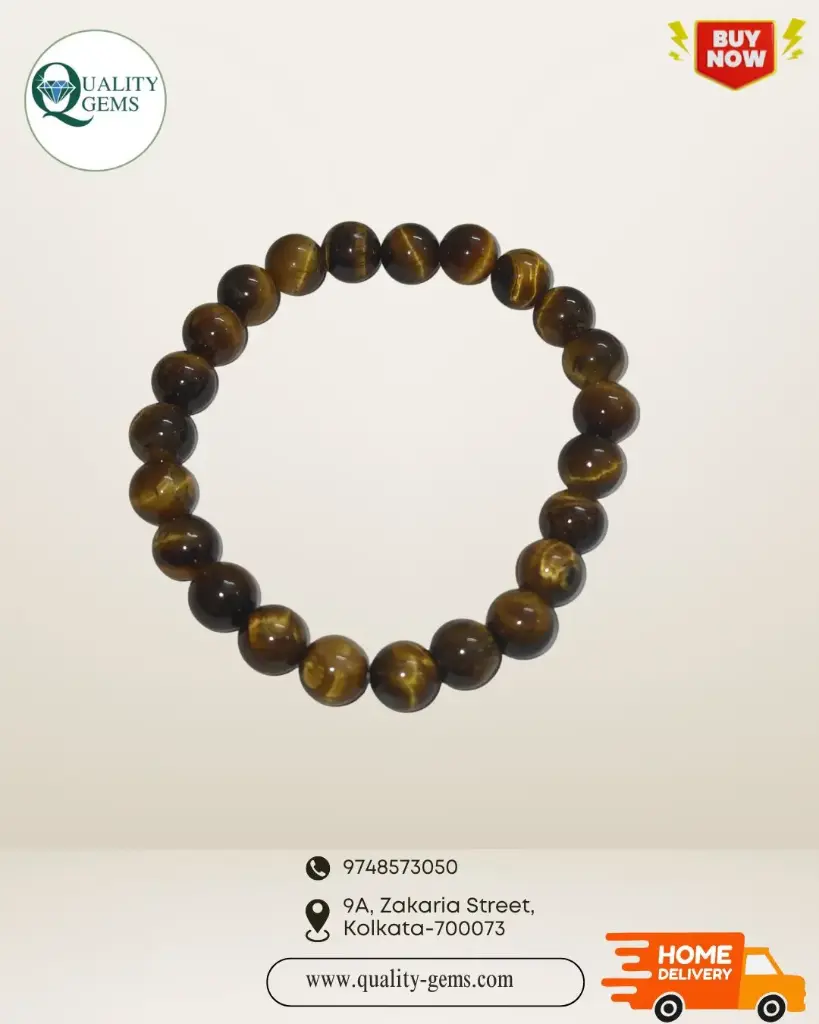 Tiger Eye Beads Bracelet